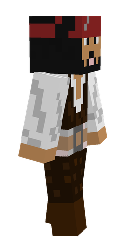 Black skin: body, right side render