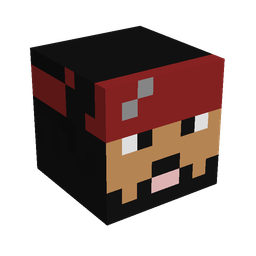 Black skin: head render