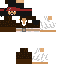 Black skin: raw texture render