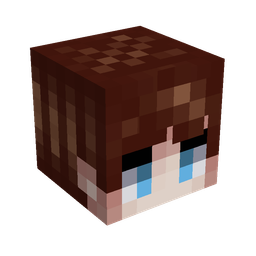 Brown skin: head render