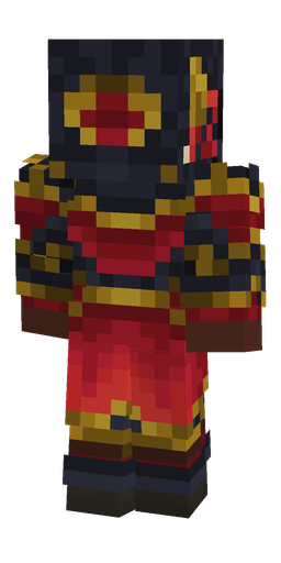 Blue skin: body, back render