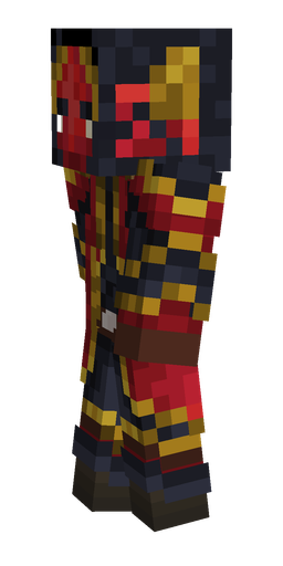 Blue skin: body, left side render
