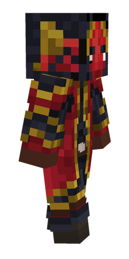 Blue skin: body, right side render