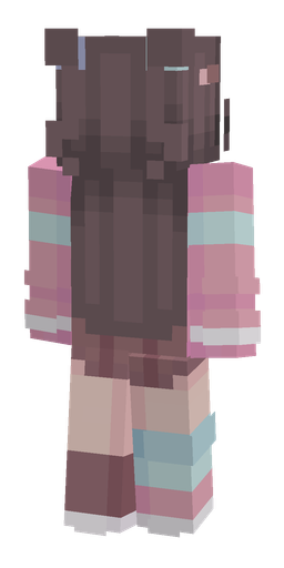Gray skin: body, back render