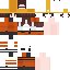 Black skin: raw texture render