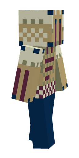 Blue skin: body, right side render