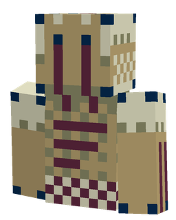 Blue skin: bust render