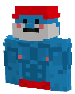 Blue skin: bust render