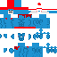 Blue skin: raw texture render