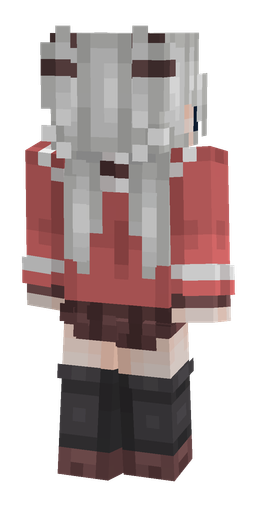Red skin: body, back render