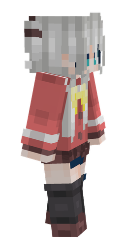 Red skin: body, right side render