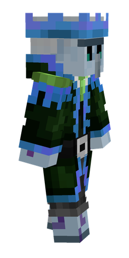 Black skin: body, right side render