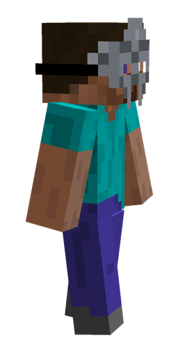 Black skin: body, right side render