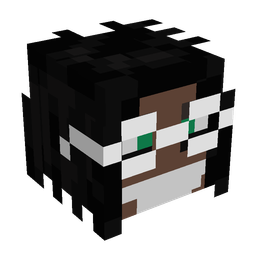 Black skin: head render