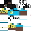 Black skin: raw texture render