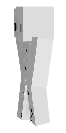 Black skin: body, left side render