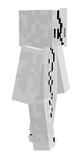 Black skin: body, right side render