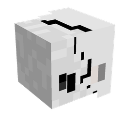 Black skin: head render