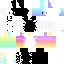 Black skin: raw texture render