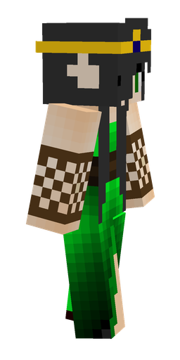 Black skin: body, right side render