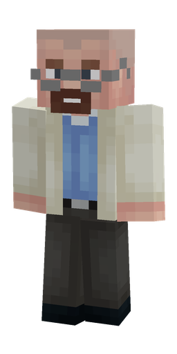 Black skin: body, front render
