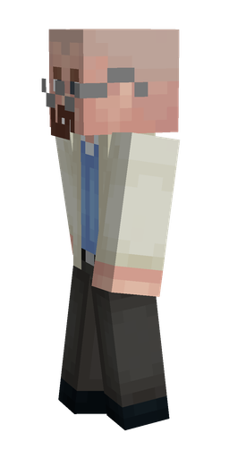 Black skin: body, left side render