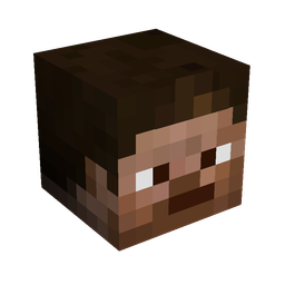 Black skin: head render