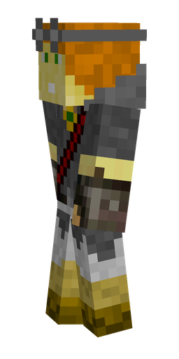 Black skin: body, left side render