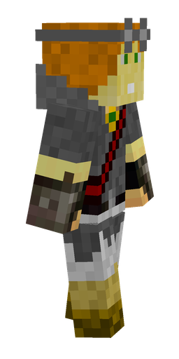 Black skin: body, right side render