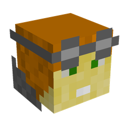 Black skin: head render
