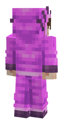 Pink skin: body, back render