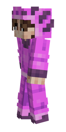 Pink skin: body, left side render
