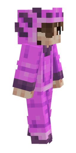 Pink skin: body, right side render