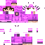 Pink skin: raw texture render