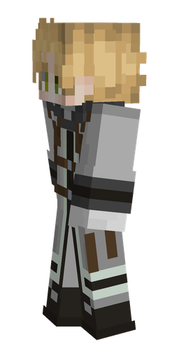 Black skin: body, left side render