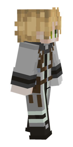 Black skin: body, right side render