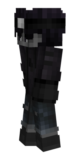 Black skin: body, left side render