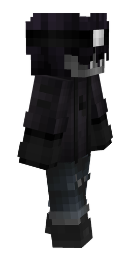 Black skin: body, right side render