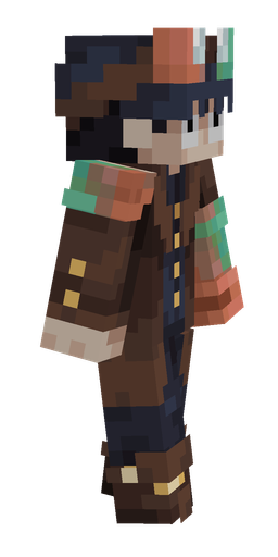 Black skin: body, right side render