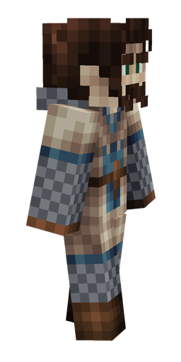 Black skin: body, right side render