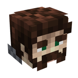 Black skin: head render