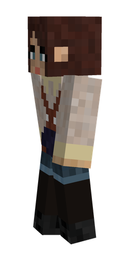 Black skin: body, left side render