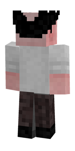 Black skin: body, back render