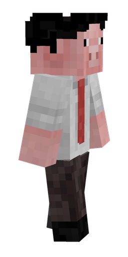 Black skin: body, right side render