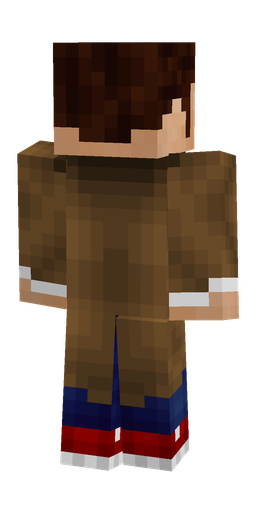 Blue skin: body, back render