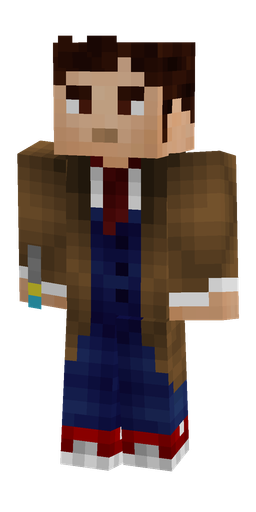 Blue skin: body, front render