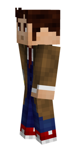 Blue skin: body, left side render