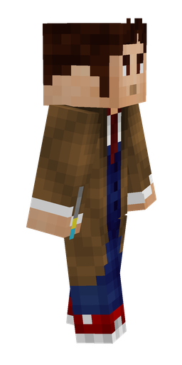 Blue skin: body, right side render