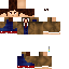 Blue skin: raw texture render
