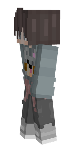 Black skin: body, left side render